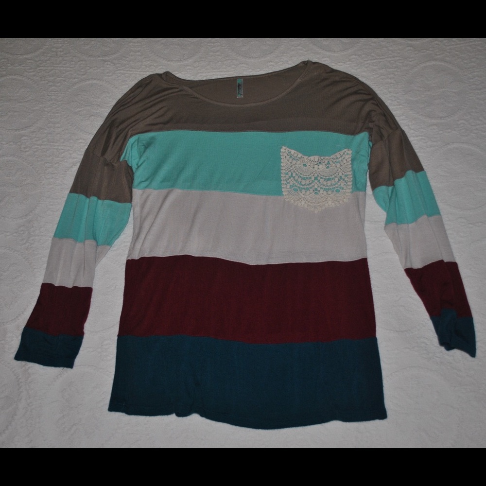 Stripe pocket shirt